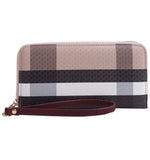 Plaid Wristlet Wallet