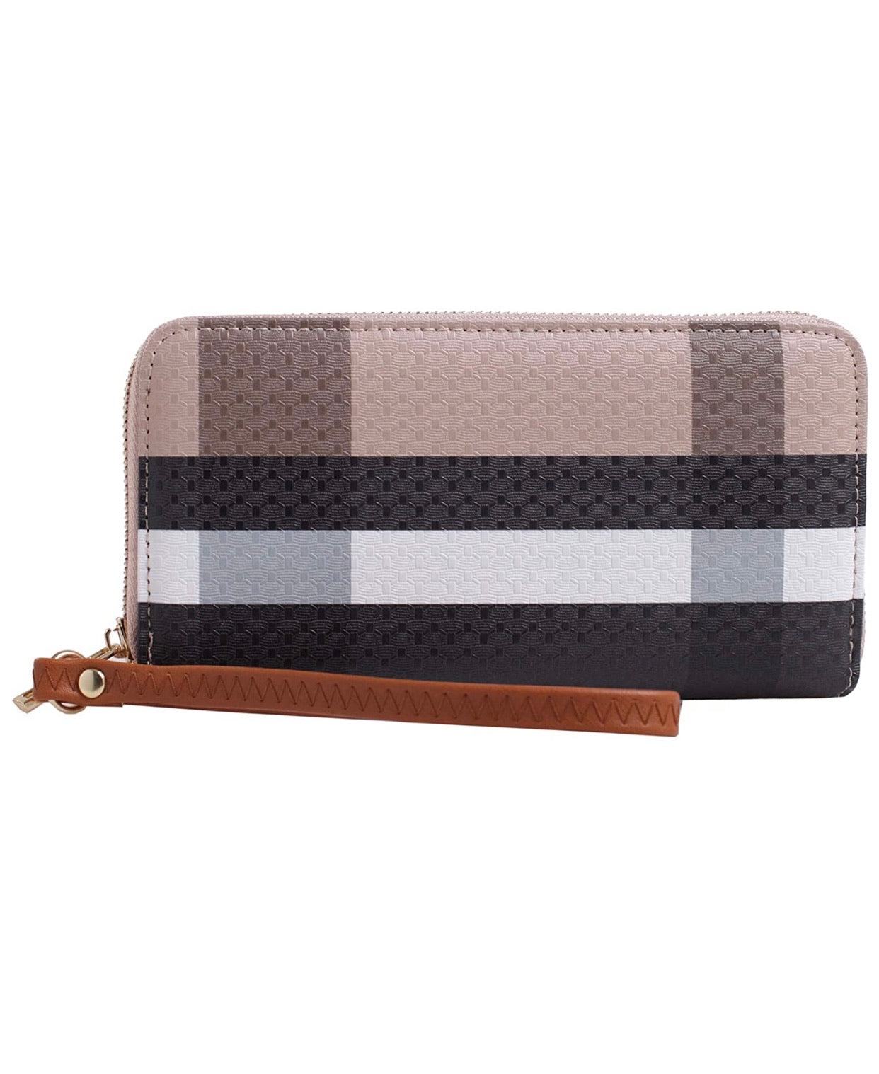 Plaid Wristlet Wallet