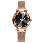 Rose Gold Jewel Tone Rhinestone Watch