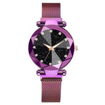 Purple Jewel Tone Rhinestone Watch