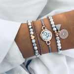 Boho Tassel Bracelet Set